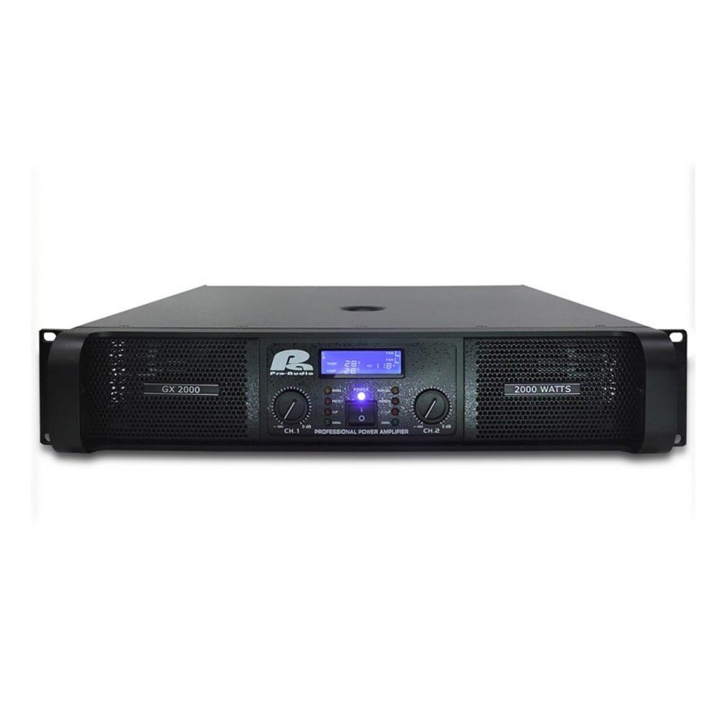 Amplificador GX 2000 de sonido Pa Pro Audio 2.000w