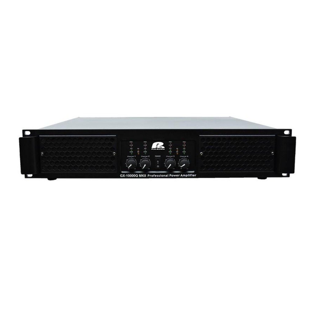 Amplificador GX-10000Q MKII Pa Pro Audio De 4 canales de 10000watt